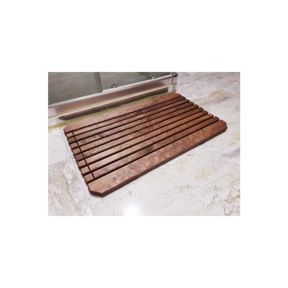 Katlanabilir Ahşap Paspas 60x34 cm.