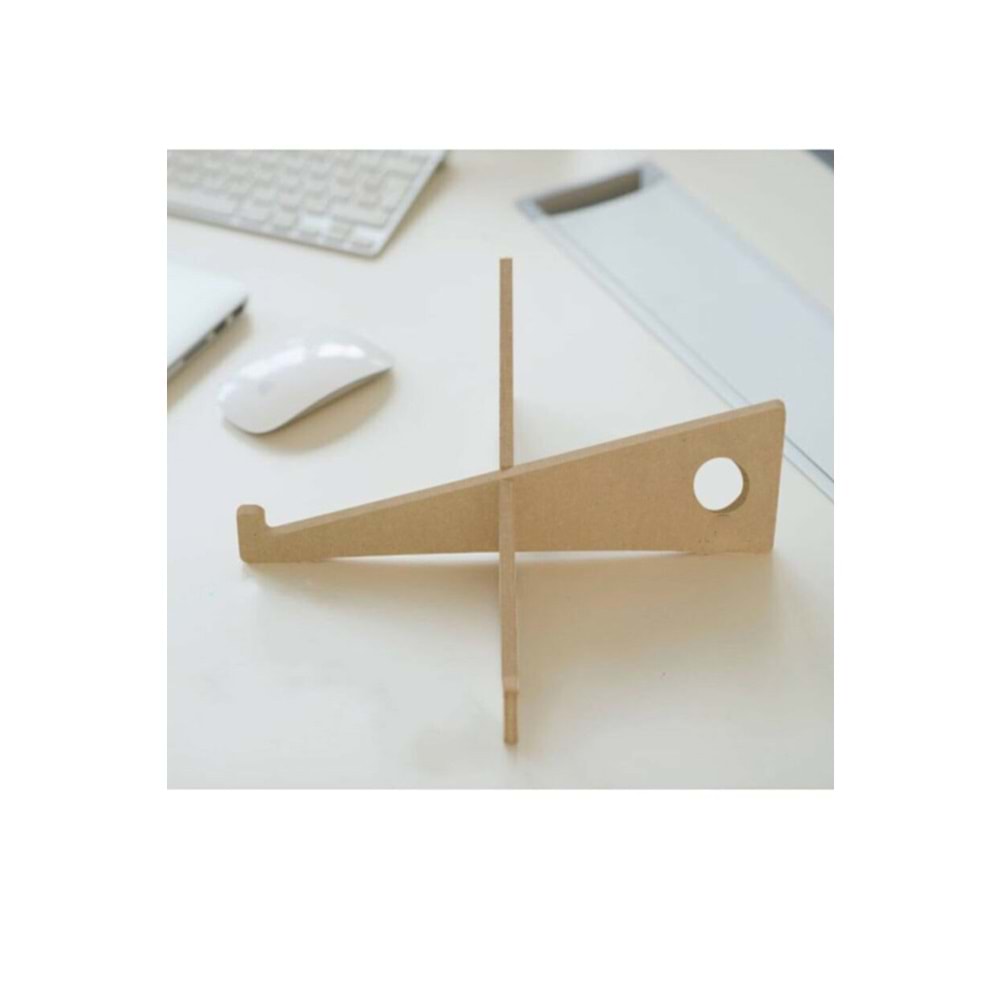 Ahşap Laptop Standı Notebook Yükseltici Dizüstü Bilgisayar Altlığı