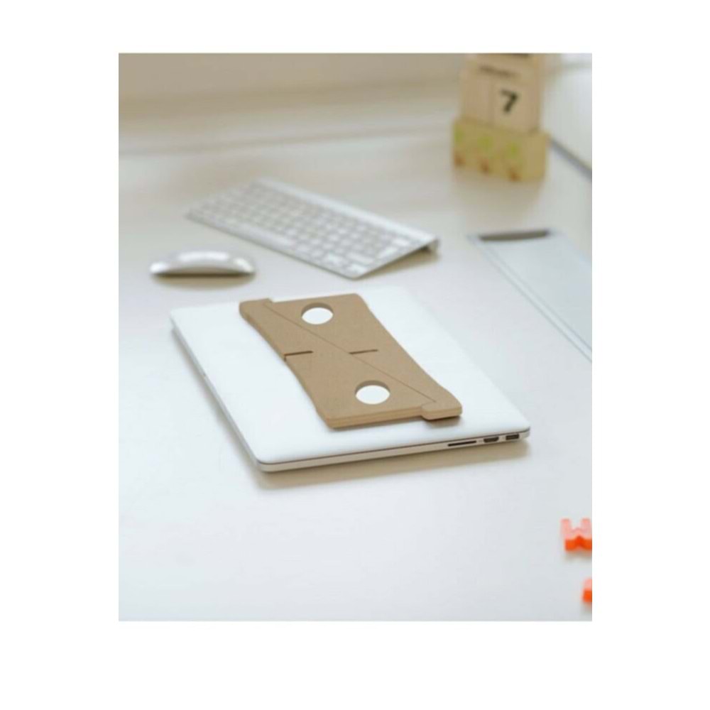 Ahşap Laptop Standı Notebook Yükseltici Dizüstü Bilgisayar Altlığı
