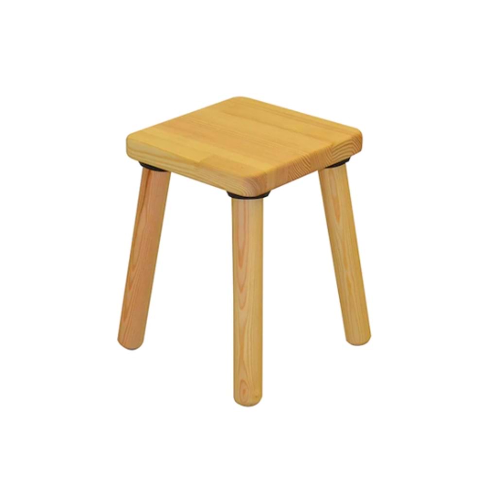 Damla Toys Ahşap Çocuk Oyun Taburesi %100 Doğal