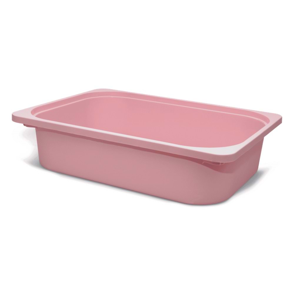 Pembe Plastik Saklama Kutusu 42x30x10 cm.