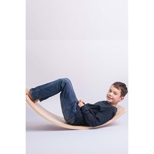Damla Toys Ahşap Kaydırmaz Keçeli Denge Tahtası 95x30 cm. 150 KG Taşıma Kapasiteli