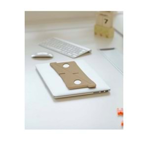 Ahşap Laptop Standı Notebook Yükseltici Dizüstü Bilgisayar Altlığı
