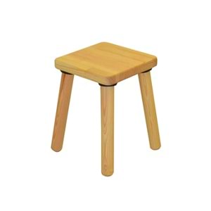 Damla Toys Ahşap Çocuk Oyun Taburesi %100 Doğal