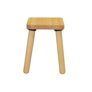 Damla Toys Ahşap Çocuk Oyun Taburesi %100 Doğal