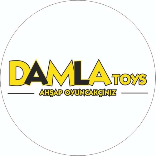 Damla Home Çocuk Eğlence Aktivite Masası + Sarı Dar Kova + Yeşil Dar Kova