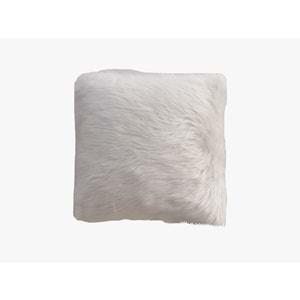 Siyah-Beyaz 2'li Peluş Yastık Kırlent Kılıfı 45x45 cm.