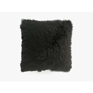 Siyah-Beyaz 2'li Peluş Yastık Kırlent Kılıfı 45x45 cm.