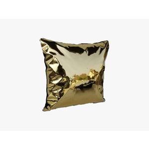 4'lü Gold Renk Parlak Kumaş Yastık Kırlent Kılıfı 45x45 cm.