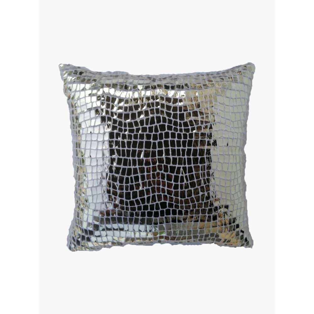 Gold Renk Pullu Payetli Yastık Kırlent Kılıfı 45x45 cm.