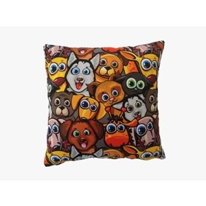 4'lü Dijital Baskılı Yastık Kırlent Kılıfı 45x45 cm.