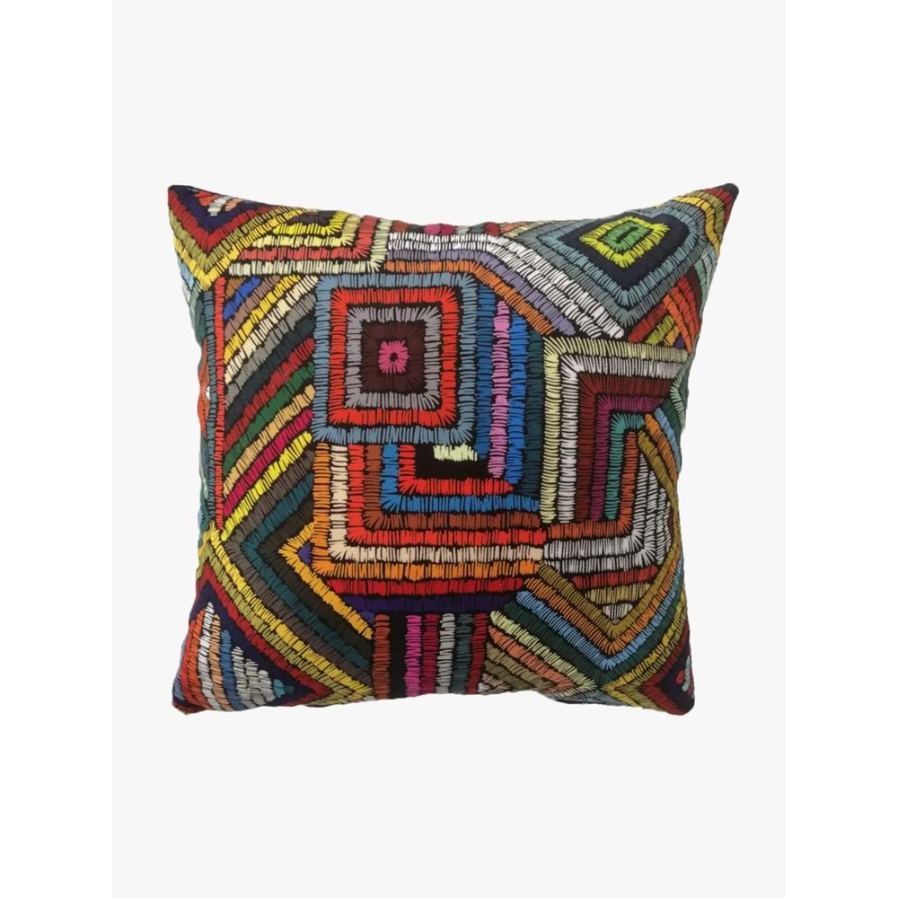 4'lü Kilim Desenli Yastık Kırlent Kılıfı 45x45 cm.