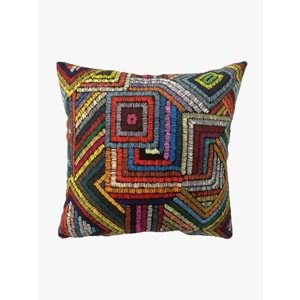4'lü Kilim Desenli Yastık Kırlent Kılıfı 45x45 cm.