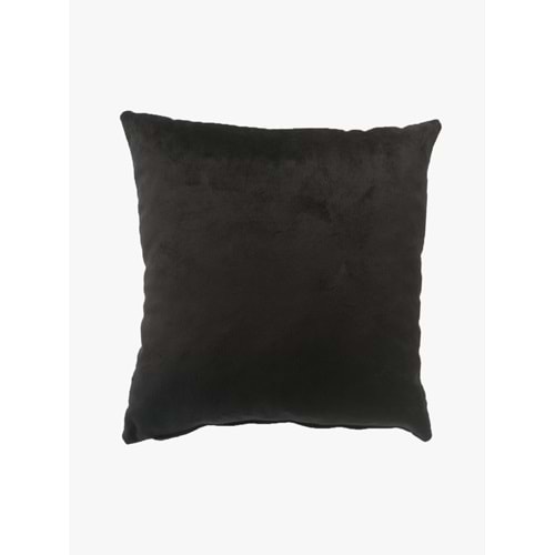 Siyah Düz Model Yastık Kırlent Kılıfı 45x45 cm.